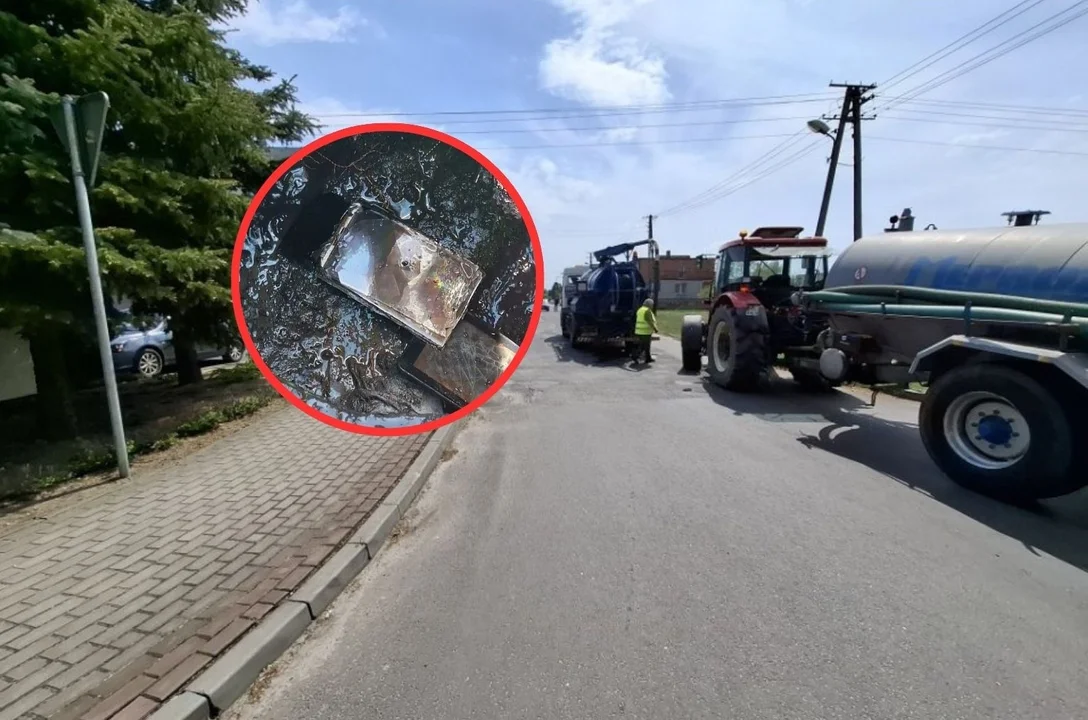 To znaleziono w kanalizacji podczas prac