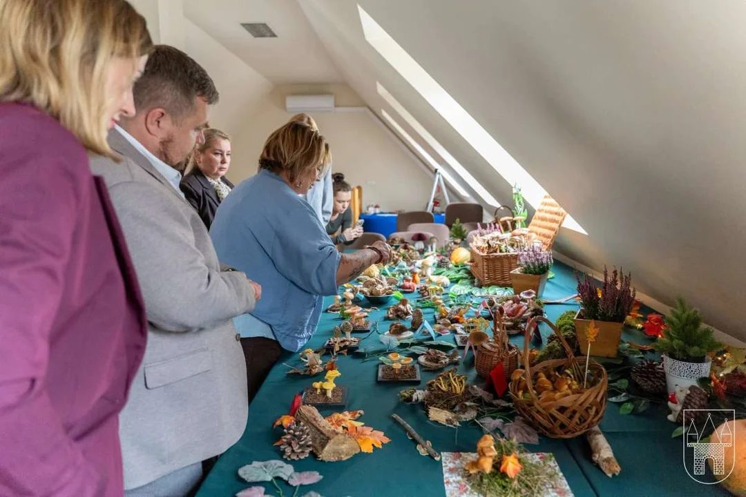 Wystawa grzybów w jarocińskim sanepidzie