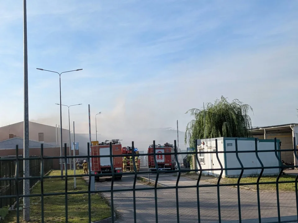 Pożar w WCR Jarocin