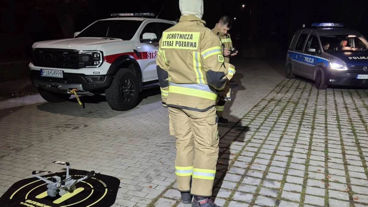 Poszukiwania zaginionego mężczyzny w Łuszczanowie