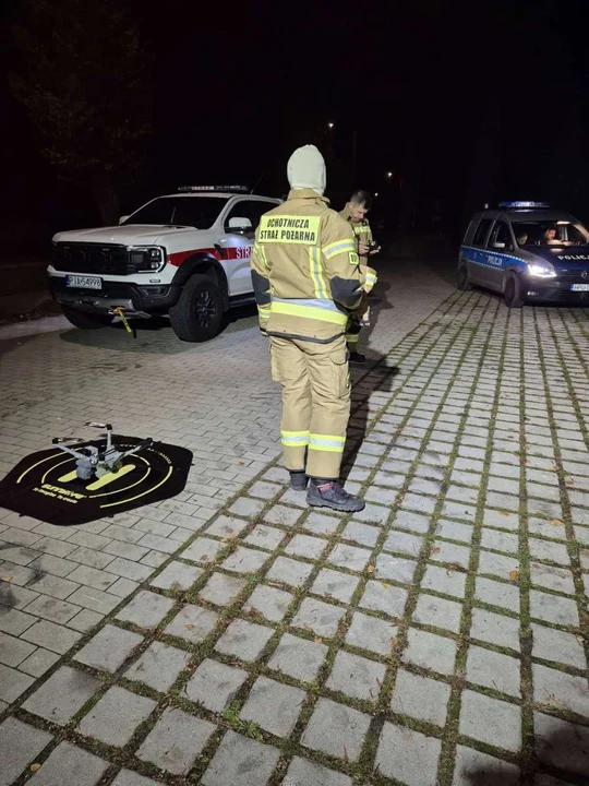 Poszukiwania zaginionego mężczyzny w Łuszczanowie