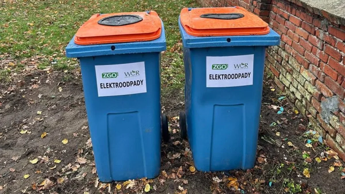 Nowa akcja na cmentarzach w gminie Jarocin. Pojawiły się tam specjalne, niebieskie pojemniki. Jest istotny apel do mieszkańców