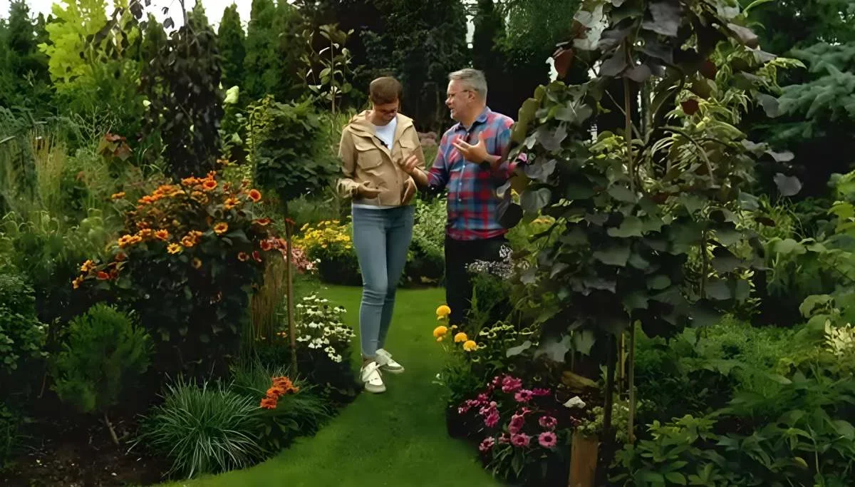 Wyjątkowy ogród z Jarocina w telewizyjnym programie „Rok w ogrodzie”. Kiedy i gdzie będzie można go zobaczyć? [ZDJĘCIA]